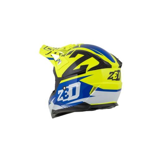 ZED PŘILBA DĚTSKÁ X1.9D TARGA BLUE/YELLOW FLUO/BLACK/WHITE