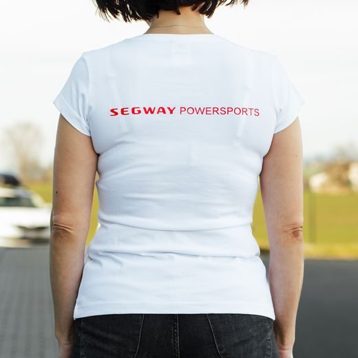 SEGWAY SEGWAY POWERSPORTS WHITE WOMEN T-SHIRT