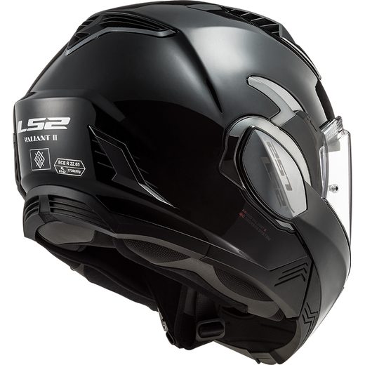 LS2 HELMETS LS2 FF900 VALIANT II SOLID GLOSS BLACK (2)