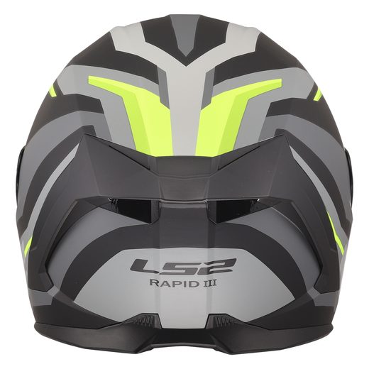LS2 HELMETS LS2 FF820 RAPID III HYPER BLACK H-V YELLOW