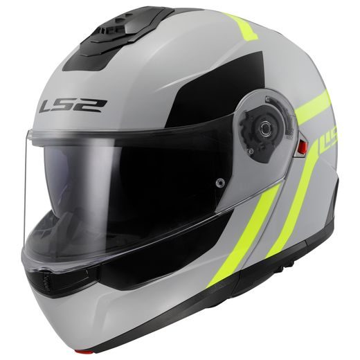 LS2 HELMETS LS2 FF908 STROBE II AUTOX GREY H-V YELLOW-06