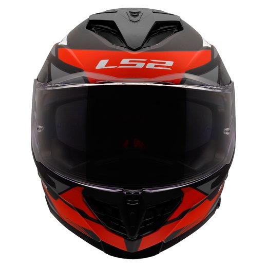 LS2 HELMETS LS2 FF818 STORM III KOMAI BLACK RED