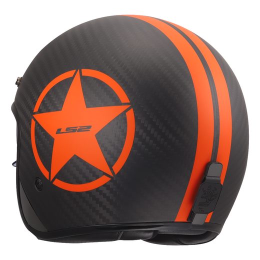 LS2 HELMETS LS2 OF601 BOB II C STAR ORANGE-06