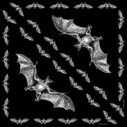 BIKERSMODE ŠÁTEK BAVLNA NETOPÝR