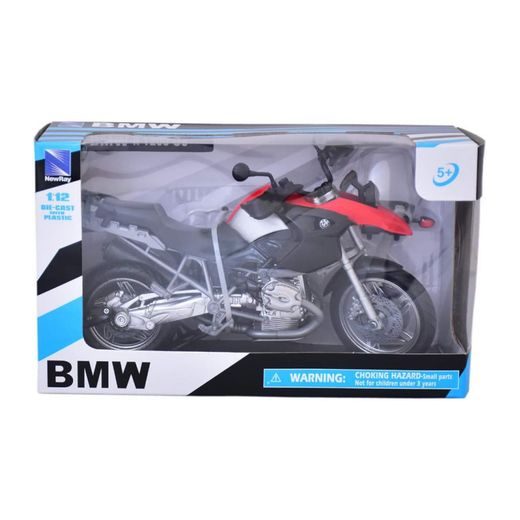 NEWRAY BMW R 1200 GS BLACK/RED 1:12