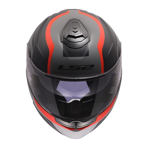 LS2 HELMETS LS2 FF908 STROBE II MONZA BLACK GREY RED-06