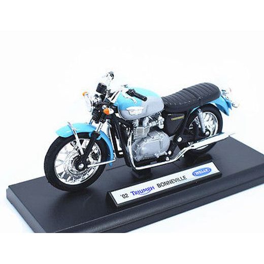WELLY TRIUMPH BONNEVILLE BABY BLUE 1:18