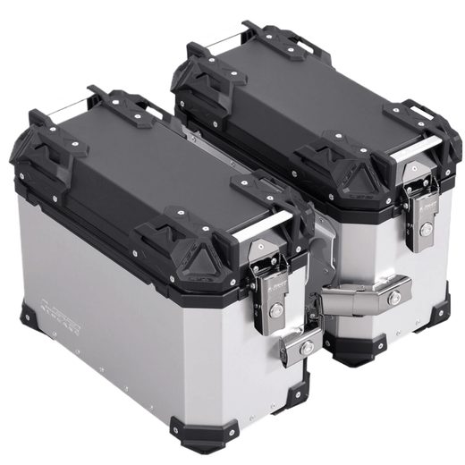 LS2 HELMETS LS2 SIDE ALUCASES SILVER 30+30L FOR BMW 750/850 GSI