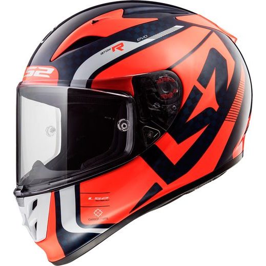 LS2 PŘILBA FF323 ARROW C EVO STING BLUE/FLUO ORANGE