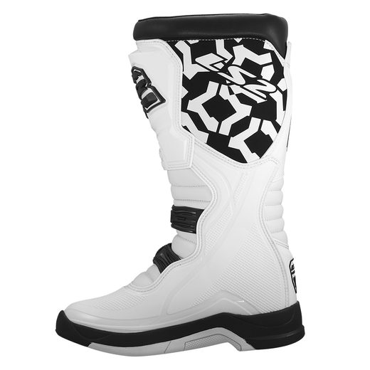 LS2 HELMETS LS2 RAPTOR MAN BOOTS BLACK WHITE