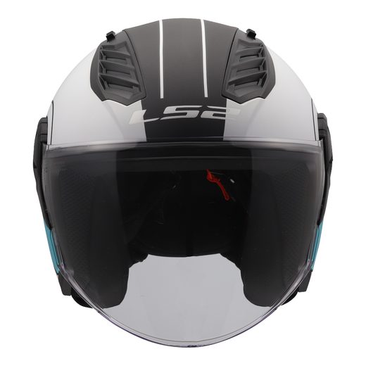 LS2 HELMETS LS2 OF616 AIRFLOW II COVER GREY BLUE-06
