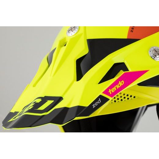 ZED PŘILBA X1.9 TENDO YELLOW FLUO/PINK/ORANGE/BLACK