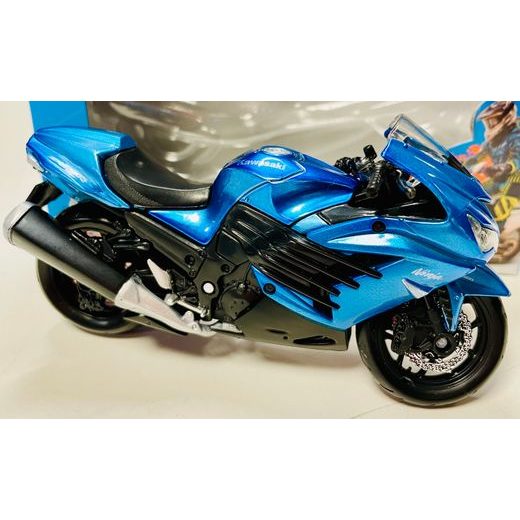 MAISTO KAWASAKI ZX-14R BLUE 1:18