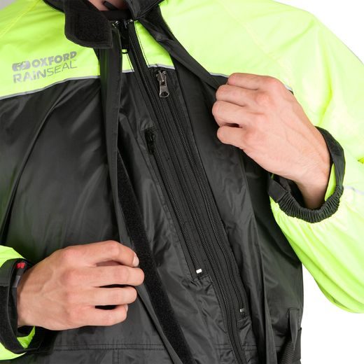 OXFORD VODĚODOLNÁ KOMBINÉZA RAIN SEAL BLACK/NEON YELLOW