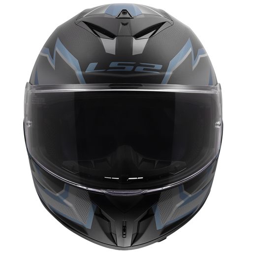 LS2 HELMETS LS2 FF820 RAPID III XTREM BLACK BLUE PETROL