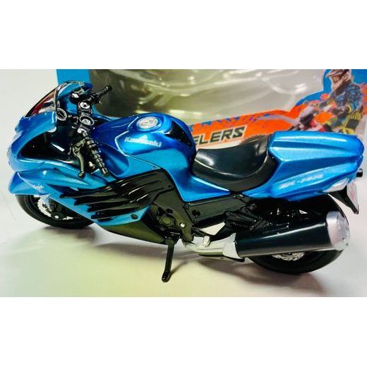 MAISTO KAWASAKI ZX-14R BLUE 1:18