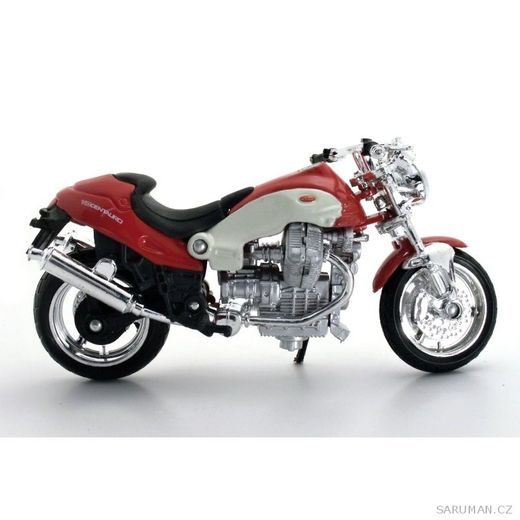 MAISTO MOTO GUZZI V10 CENTAURO RED/WHITE 1:18