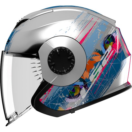 LS2 HELMETS LS2 OF570 VERSO SPRING MATT SILVER BLUE