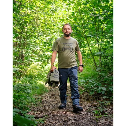 FINNTRAIL FINNTRAIL T-SHIRT ATV SKULL KHAKI