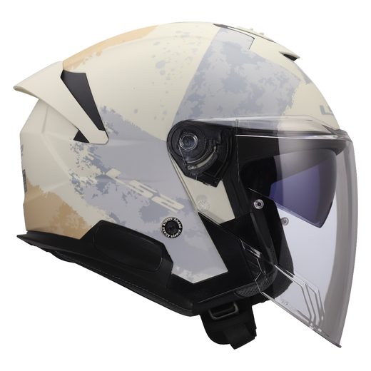 LS2 HELMETS LS2 OF618 VERSO II AQUA IVORY
