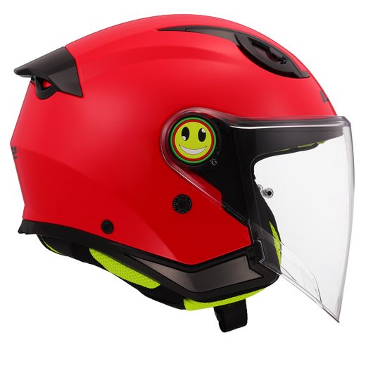 LS2 HELMETS LS2 OF622 FUNNY II SOLID RED