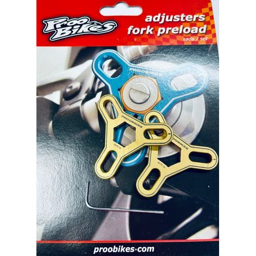 PROOBIKES SEŘIZOVAČE PRUŽIN VIDLICE PBVR0114GL GOLD