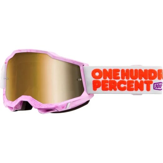 100% BRÝLE ACCURI 2 HUNDREDS ZRCADLOVÉ PLEXI GOLD, PINK