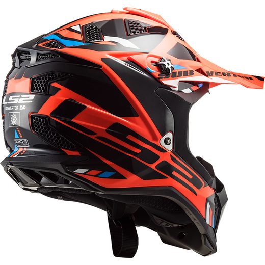 LS2 HELMETS LS2 MX700 SUBVERTER STOMP FLUO ORANGE BLACK