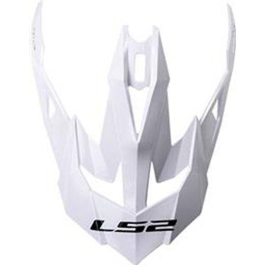 LS2 HELMETS LS2 MX470 PEAK GLITTER WHITE