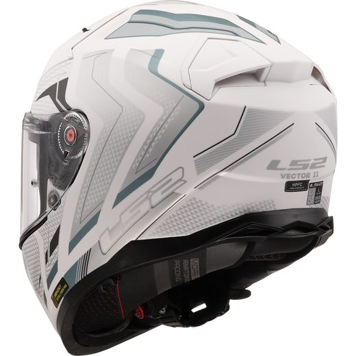 LS2 HELMETS LS2 FF811 VECTOR II ALIZER M.WHITE SILVER-06