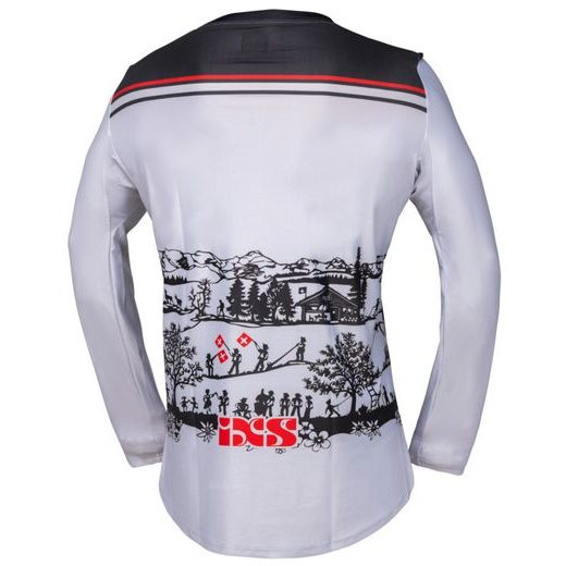 MX JERSEY IXS TRIGGER 3.0 X35017 WHITE-BLACK-RED S