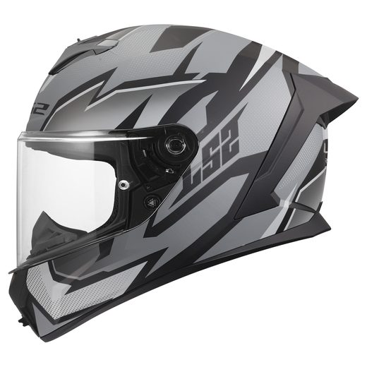LS2 HELMETS LS2 FF820 RAPID III XTREM BLACK GREY