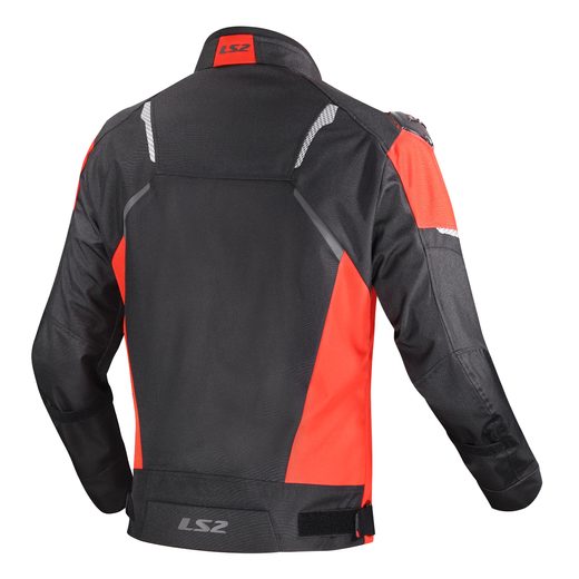 LS2 HELMETS LS2 ZOOM MAN JACKET BLACK RED