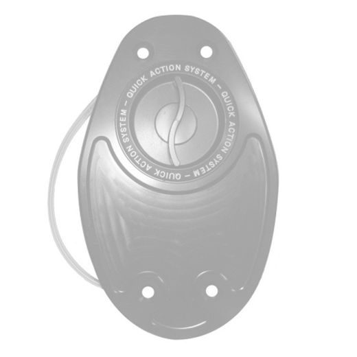 VÍČKO PALIVOVÉ NÁDRŽE S RYCHLOUPÍNACÍM SYSTÉMEM ACCOSSATO FC006 Z CNC OBRÁBĚNÉHO HLINÍKU ČERVENÁ