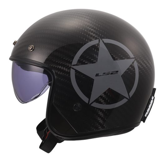 LS2 HELMETS LS2 OF601 BOB II C STAR GREY-06