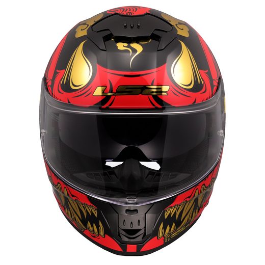 LS2 HELMETS LS2 FF808 STREAM II DRAKO BLACK RED-06