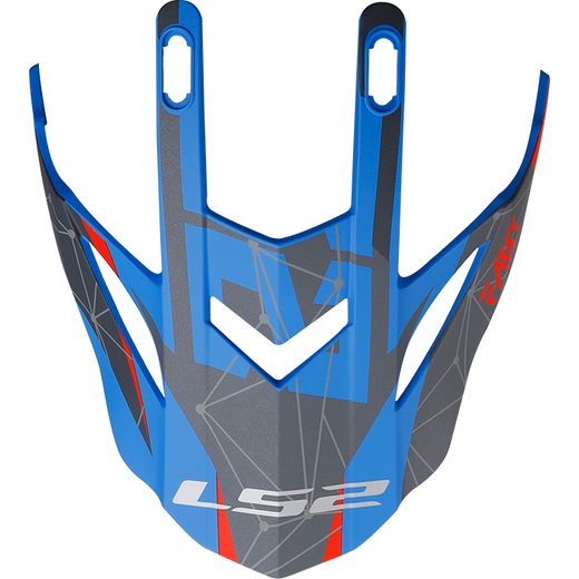 LS2 HELMETS LS2 MX437 EVO PEAK ALPHA BLUE