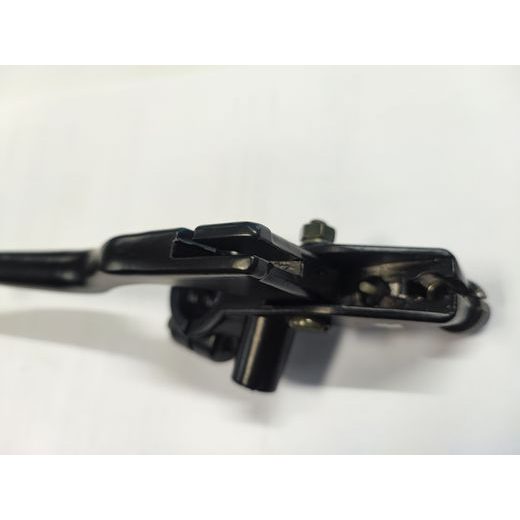 BB PÁČKA SPOJKY S OBJÍMKOU KOMPLETNÍ (SE ZÁVITEM M10 NA ZRCÁTKO A SE SPÍNAČEM) - UNIVERZÁLNÍ PRO LANKOVOU SPOJKU / ZADNÍ BRZDU