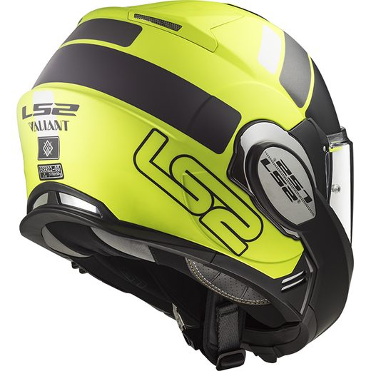 LS2 HELMETS LS2 FF399 VALIANT PROX MATT H-V YELLOW BLACK