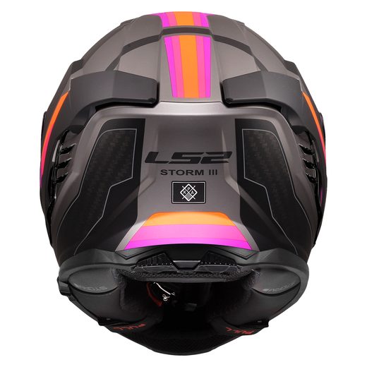 LS2 HELMETS LS2 FF818 STORM III SPORTY GREY PURPLE