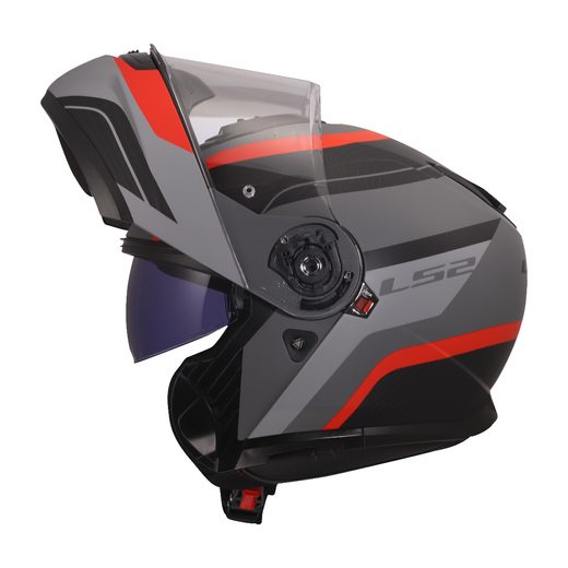 LS2 HELMETS LS2 FF908 STROBE II MONZA BLACK GREY RED-06