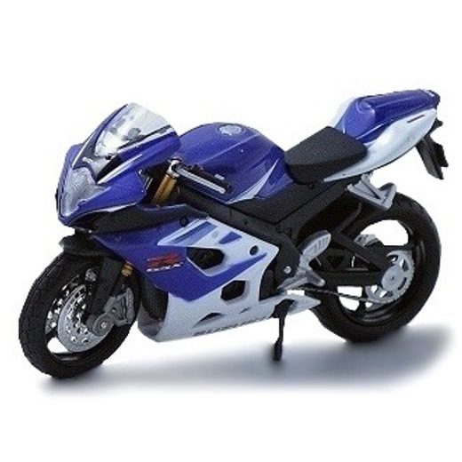 MAISTO SUZUKI GSX-R 1000 BLUE/WHITE 1:12