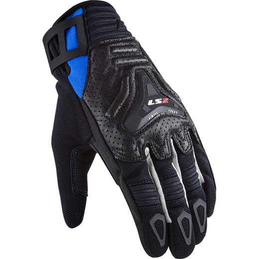 LS2 HELMETS LS2 ALL TERRAIN MAN GLOVES BLACK BLUE