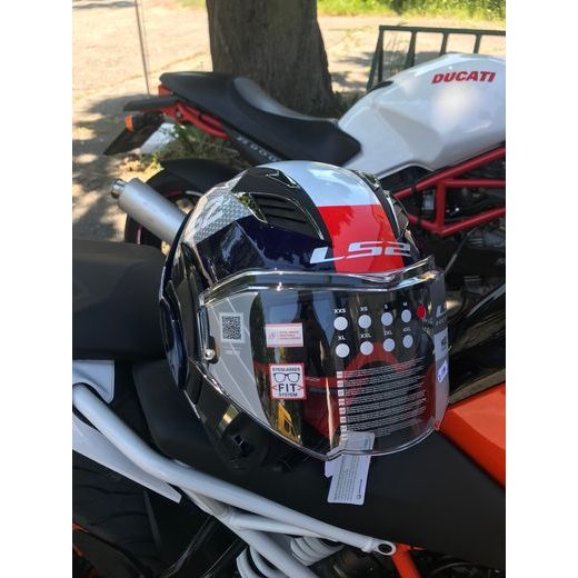 LS2 HELMETS LS2 FF900 VALIANT II CITIUS GLOSS WHITE BLUE