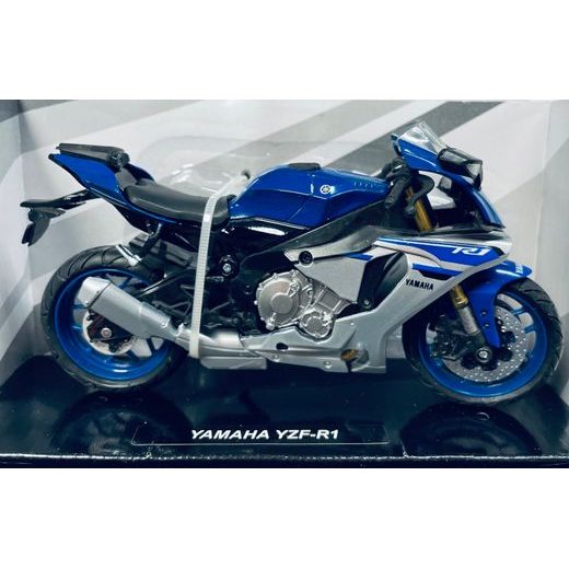 NEWRAY YAMAHA YZF-R1 BLUE/SILVER 1:12