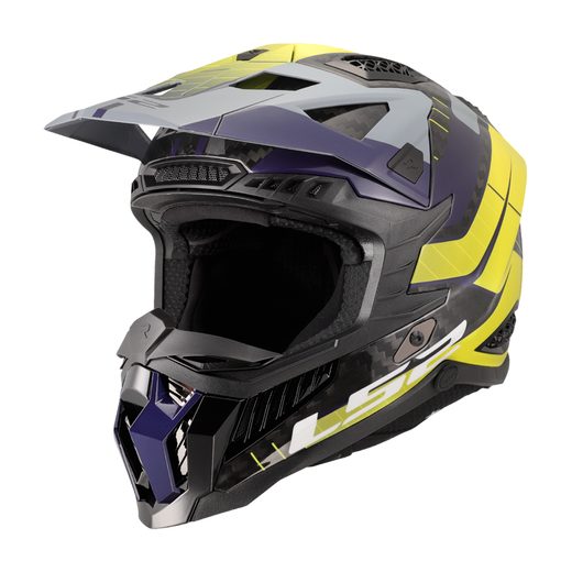 LS2 HELMETS LS2 MX703 X-FORCE GALUO GREY H-VIS YELLOW-06