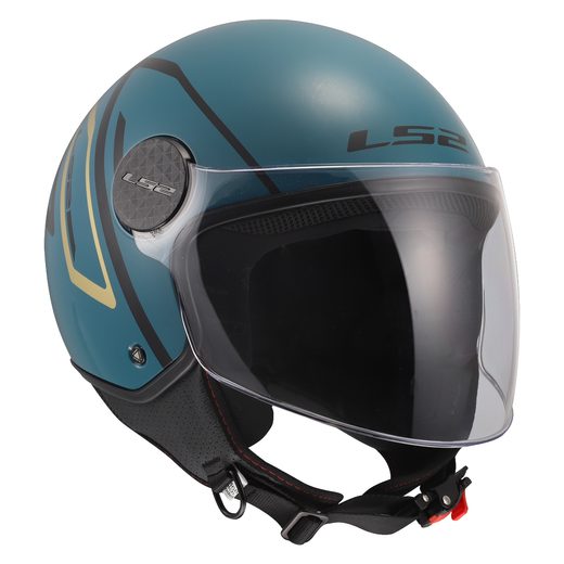 LS2 HELMETS LS2 OF558 SPHERE LUX II MINIM BLUE TEAL-06