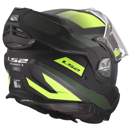 LS2 HELMETS LS2 FF901 ADVANT X NOVA MATT BLACK H-V YELLOW-06