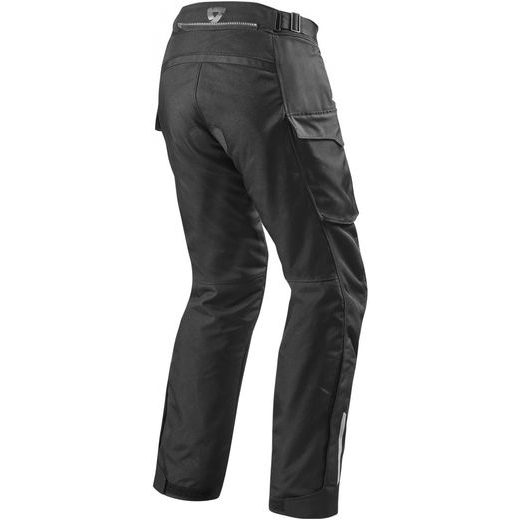 REV'IT! KALHOTY OUTBACK ZKRÁCENÉ BLACK