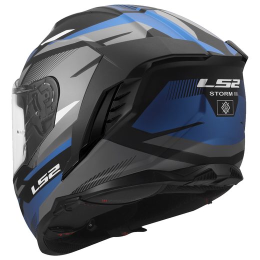LS2 HELMETS LS2 FF818 STORM III KOMAI BLACK BLUE